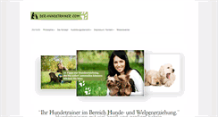 Desktop Screenshot of der-hundetrainer.com
